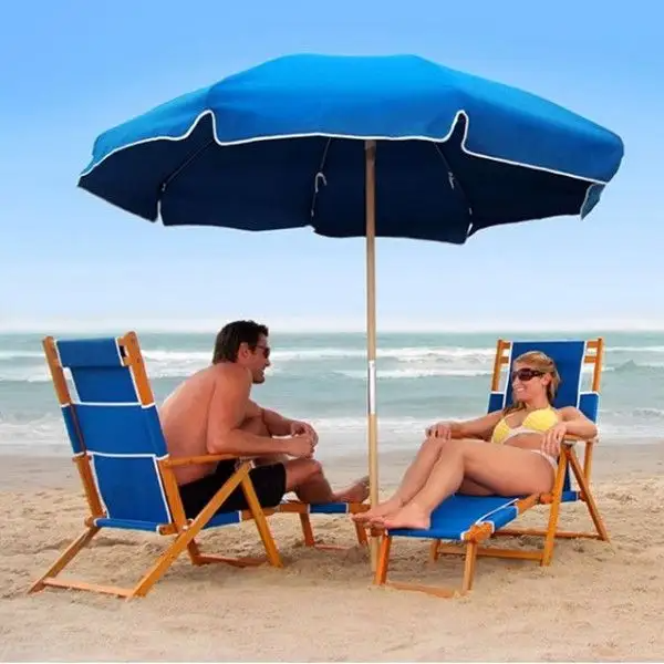 Blue Portable Beach Comfort Beach Chair