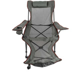 Portable Folding Camp Chair with Footrest: Ultimate Relaxation Companion