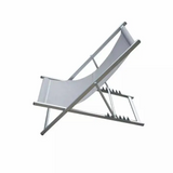 Elegant Gray Gull Detachable Metal Beach Chair