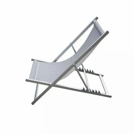 Elegant Gray Gull Detachable Metal Beach Chair