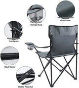 Serenity Shore Convenient Oasis Grey Camping Beach Chair