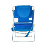 Ostrich Deluxe 3-N-1 Banana Lounge Chair: Ultimate Outdoor Comfort-Blue